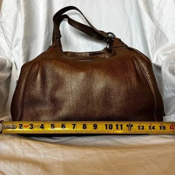 Coach Madison Maggie Bronze Metallic Leather Bag (Style 14313) - Picture 10 of 12